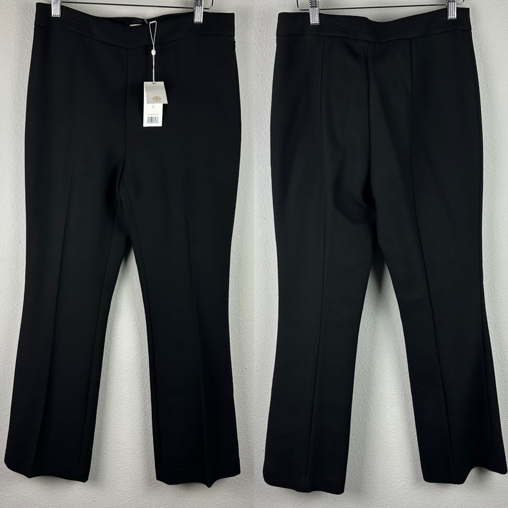 TORY BURCH Twill Crepe Black Pants NEW